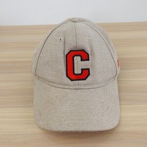 COLEMAN Cap Men Tan Denim Embroidered Red Athletic Outdoor Relaxed Basic Simple